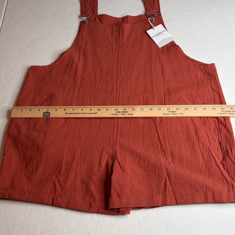 Burnt Orange Overalls Rompers XXL - Picture 6 of 9